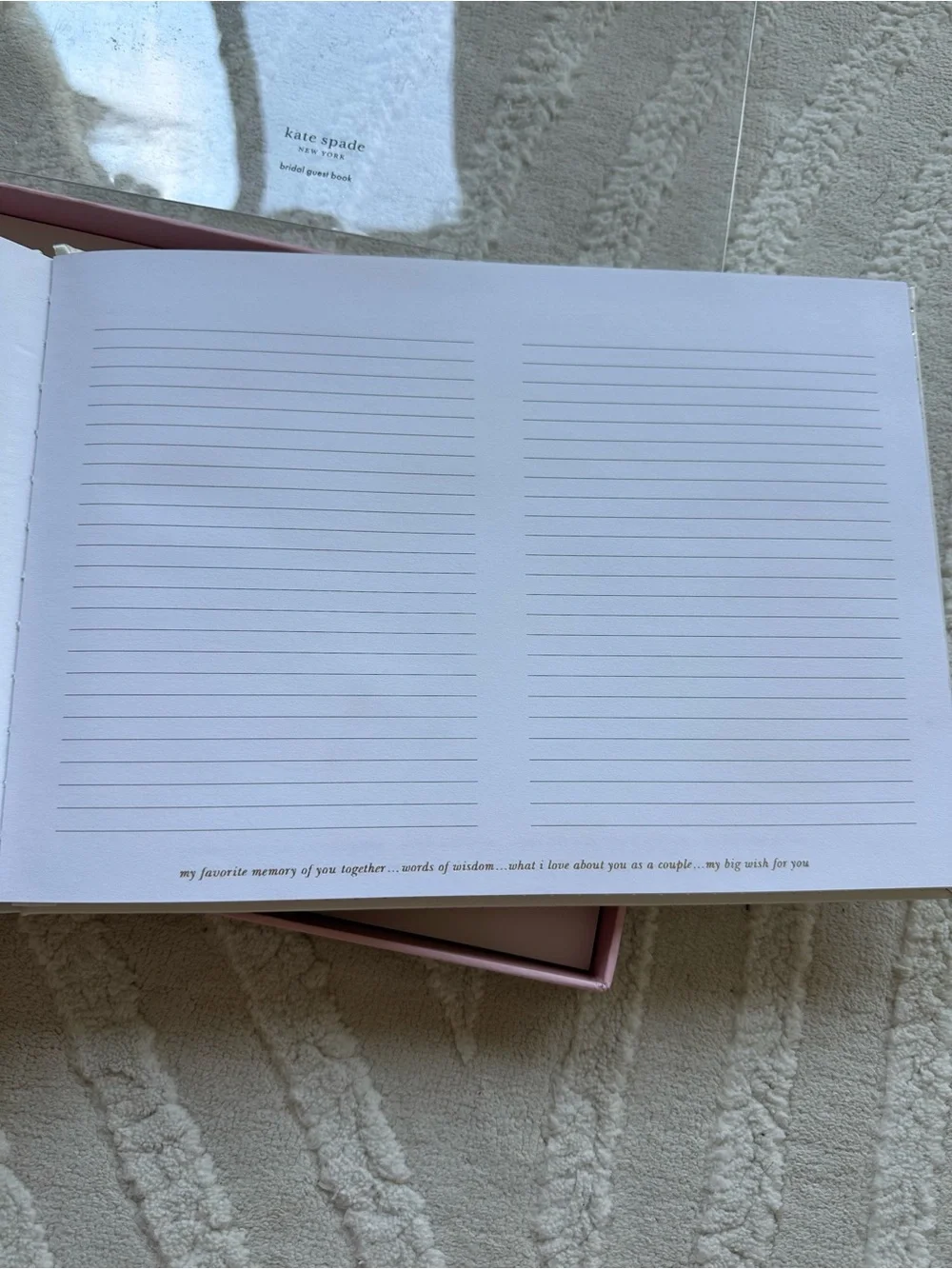 Kate Spade | 'And the Story Begins' Bridal Guest Book